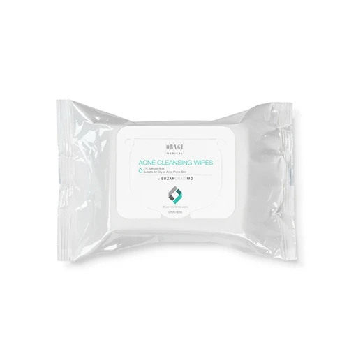Obagi SUZANOBAGIMD On The Go Cleansing Wipes For Oily Or Acne Prone Skin